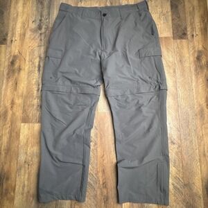 World Wide‎ Sportsman Convertible Fishing Cargo Pants Men's 42 x 30 Gray 6319